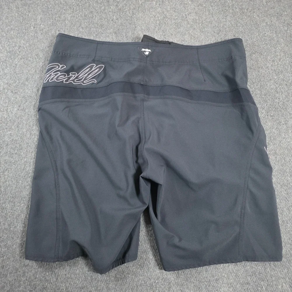 ONeill Superfreak Boardshorts Mens Size 40 Black Hyperfreak Stretch Water Shorts